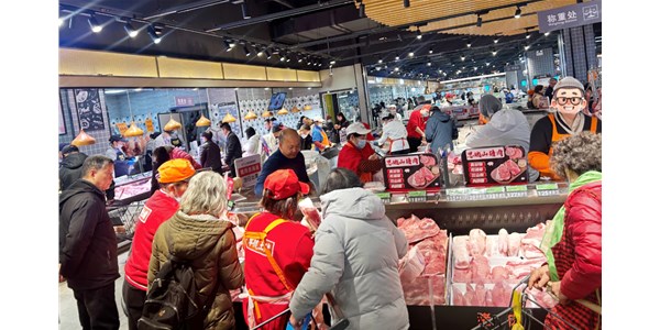 中百·邻里汇常青店开业：零號土猪入驻，年关囤货正当时